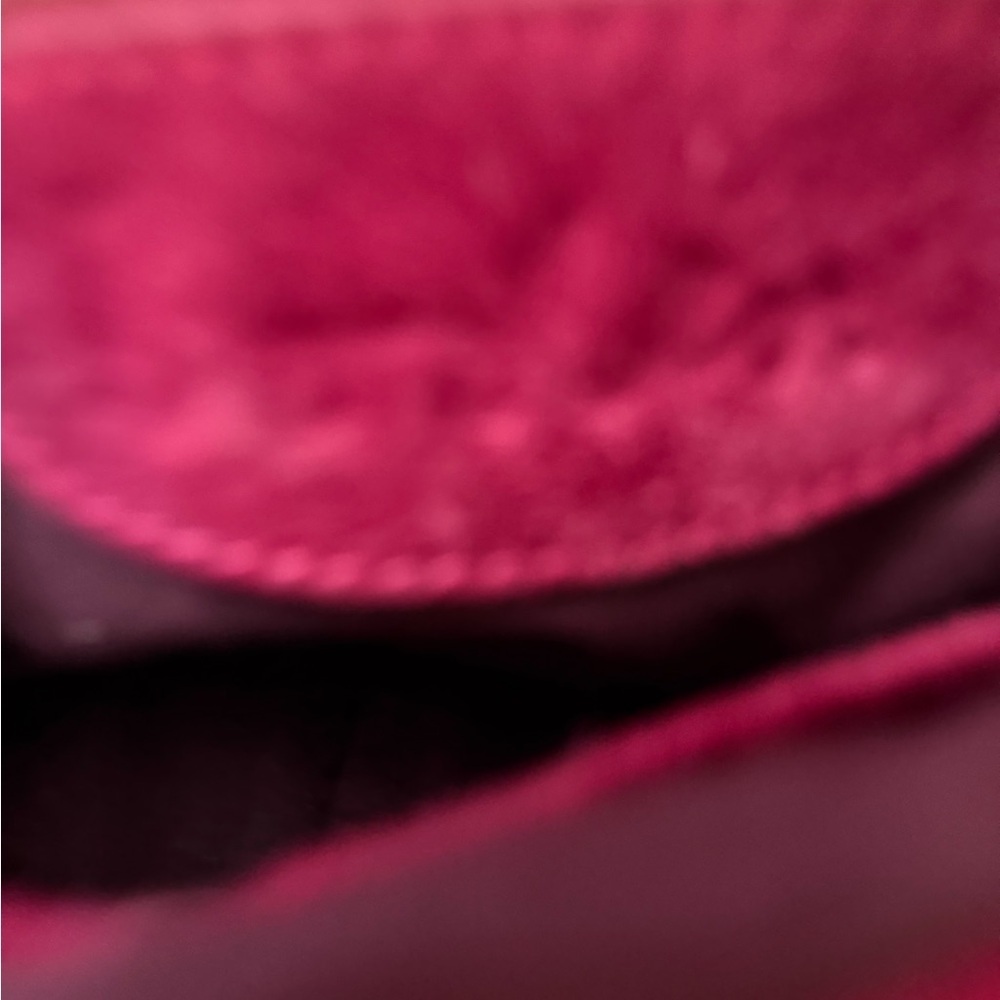 Boden Burgundy and Dark Brown Shoulder Bag - Picture 7 of 10
